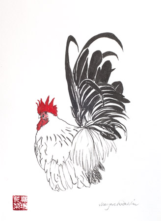 Ink rooster