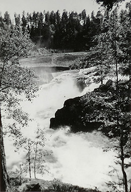 Fällforsen, Agfa clack, ca 1958